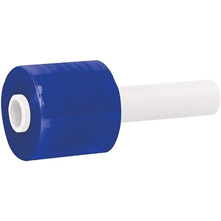 Película extensible manual azul para empaquetado de núcleo extendido, calibre 80, 3 "x 1000 '