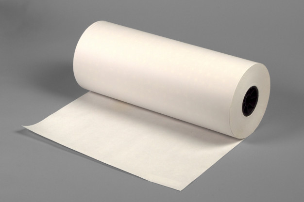 Rollo de papel de carnicero, 40 #, 24 "x 1000 ', blanco