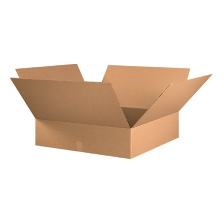 Cajas de Corrugado, 30 x 30 x 8 ", Kraft, Planas para En línea | La Empresa de Embalaje