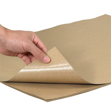 Hojas de papel Kraft recubierto de polietileno, 18 x 24 - 50 lb.
