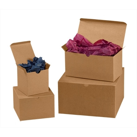 Cajas de aglomerado, regalo, kraft, 7 x 7 x 7  para $143.71 En línea