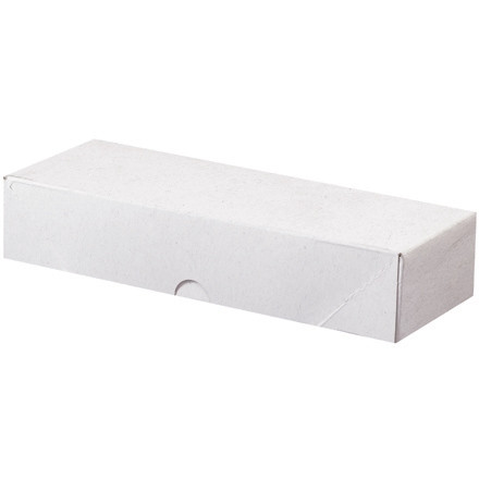 Cajas de aglomerado, cajas de cartón plegables, pliegue inverso, 3 x 3 x 6  , blancas para $66.15 En línea