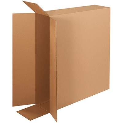 Cajas de cartón corrugado, carga lateral, pared doble, 36 x 8 x 30 