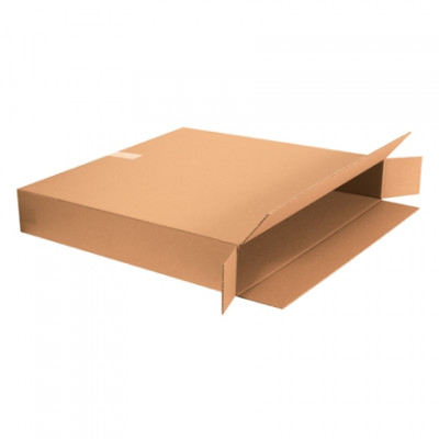 Cajas de cartón corrugado, carga lateral, 38 x 8 x 26 