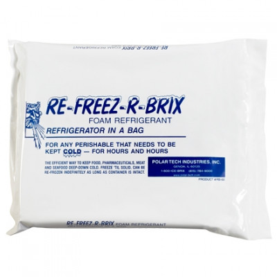 Re-Freez-R-Brix ™ 64 oz. Ladrillos fríos - 9 X 8 X 1 1/2 