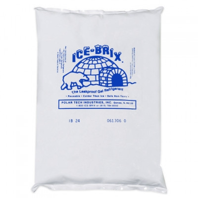 Ice-Brix ™ 24 oz. Compresas frías - 8 X 6 X 1 1/4 
