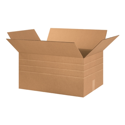Paquete de 16 cajas grandes de cartón corrugado blanco de 10.8 x 6.5 x 2  pulgadas, caja de envío de cartón corrugado blanco duro