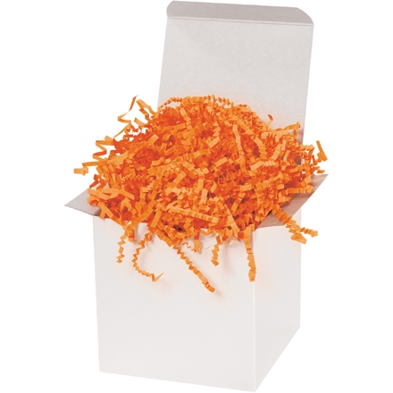 Spring-Fill Orange Crinkle Cut™ Paper Shred - 10 lb.