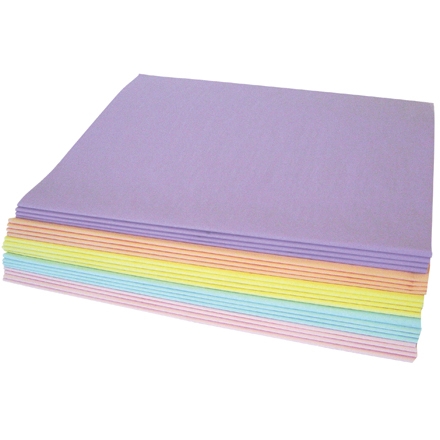 20 x 30 Pastel Tissue Paper Assortment Pack, 480/Case